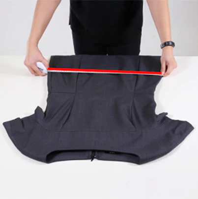 Half Hip garment measurement