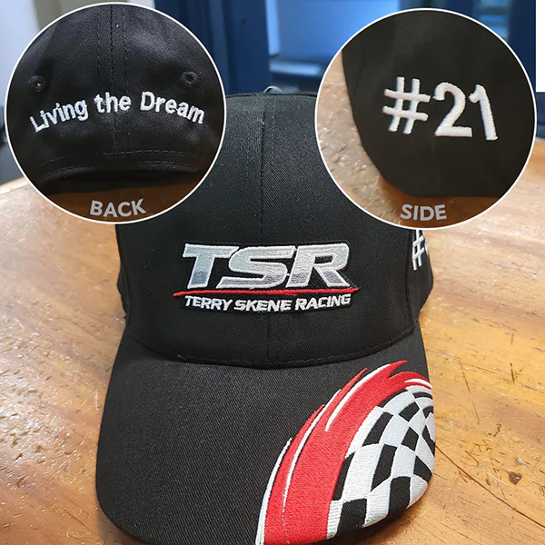 Embroidered caps and hats