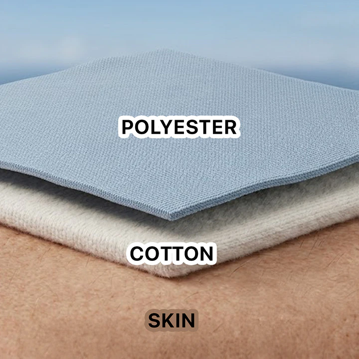 Cotton Back Polo Fabric Diagram