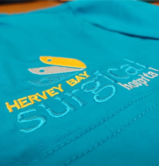 Hervey Bay Surgical Hospital Embroidery
